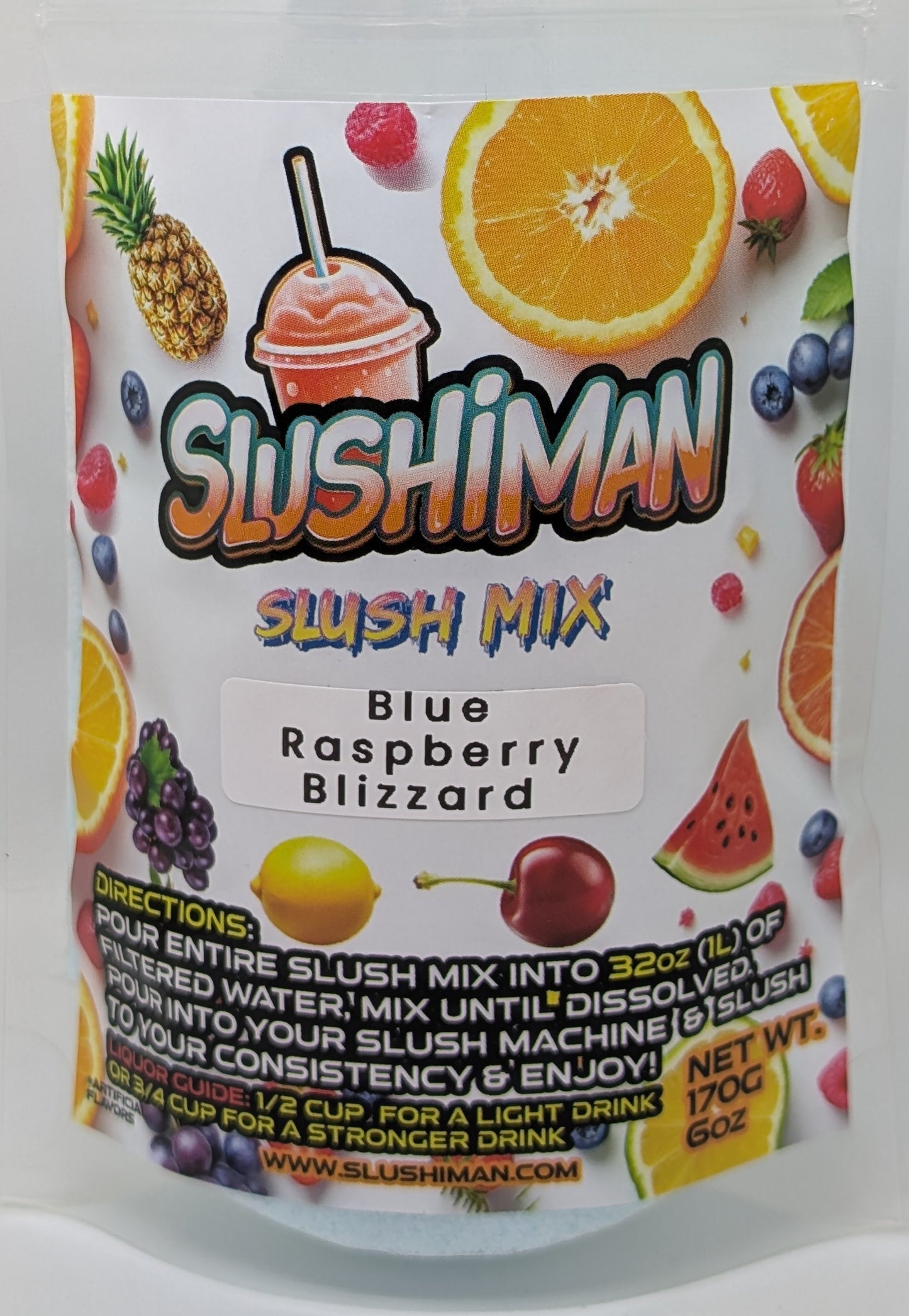Slushiman - Blue Raspberry Blizzard