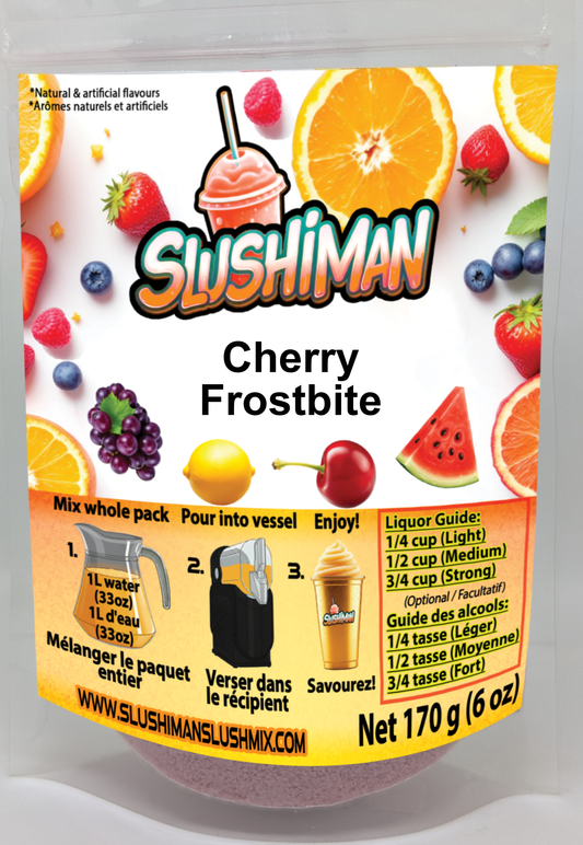 Slushiman - Cherry Frostbite - Premium Slushy Powder Mix