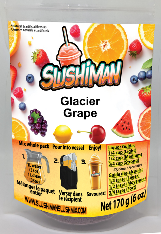 Slushiman - Glacier Grape - Premium Slushy Powder Mix