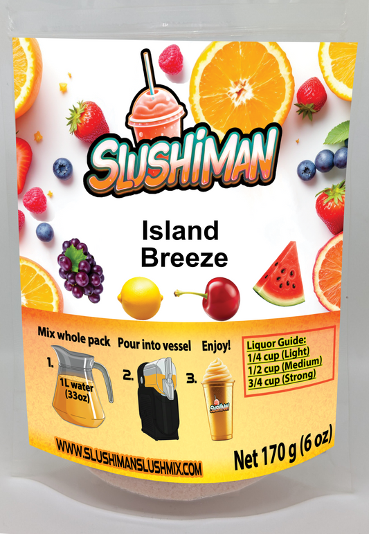 Slushiman - Island Breeze - Premium Slushy Powder Mix