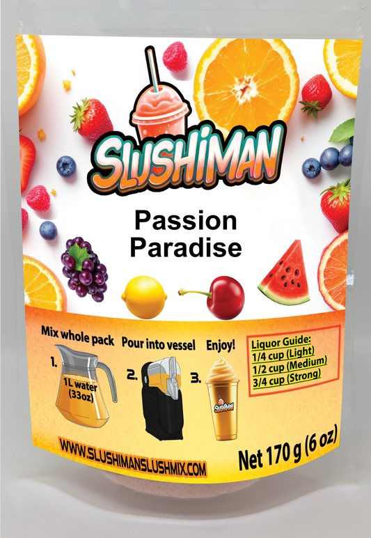 Slushiman - Passion Paradise - Premium Slushy Powder Mix