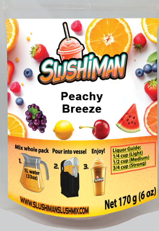 Slushiman - Peachy Breeze - Premium Slushy Powder Mix