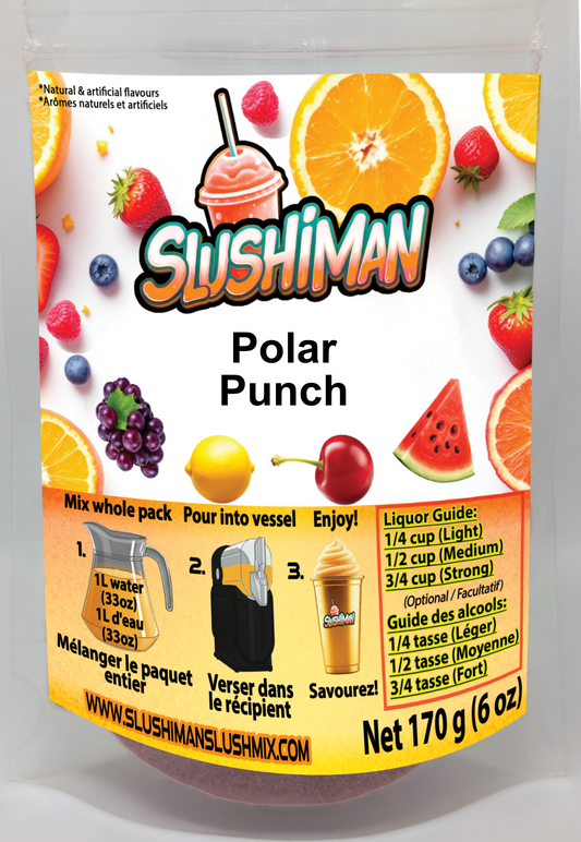 Slushiman - Polar Punch - Premium Slushy Powder Mix