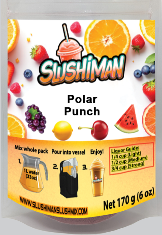 Slushiman - Polar Punch - Premium Slushy Powder Mix