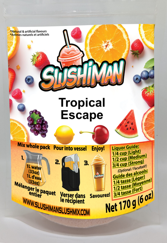 Slushiman - Tropical Escape - Premium Slushy Powder Mix