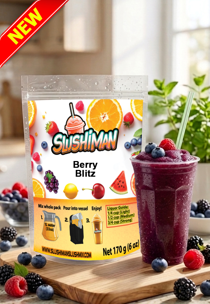 Slushiman - Berry Blitz - Premium Slushy Powder Mix