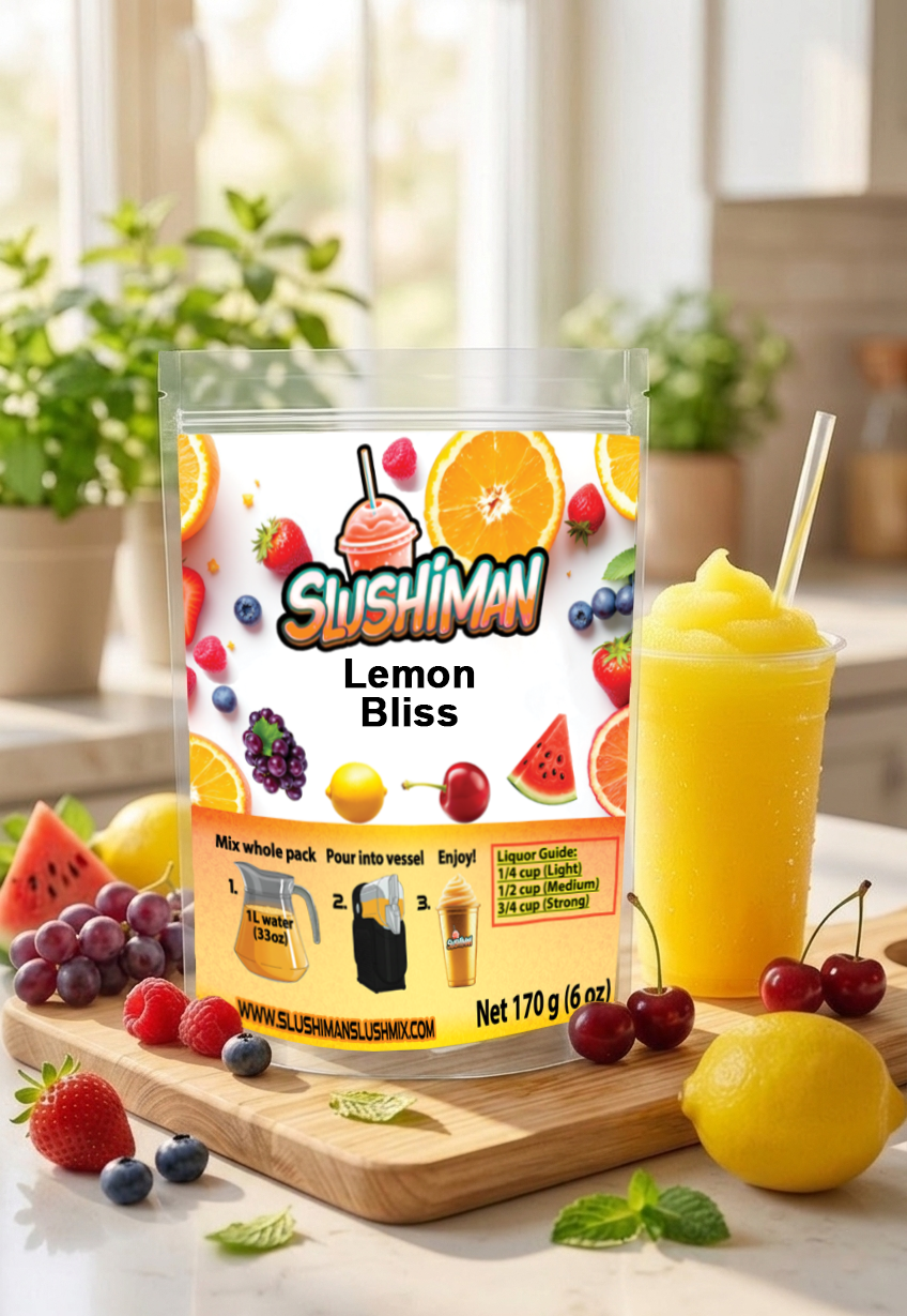 Slushiman - Lemon Bliss - Premium Slushy Powder Mix