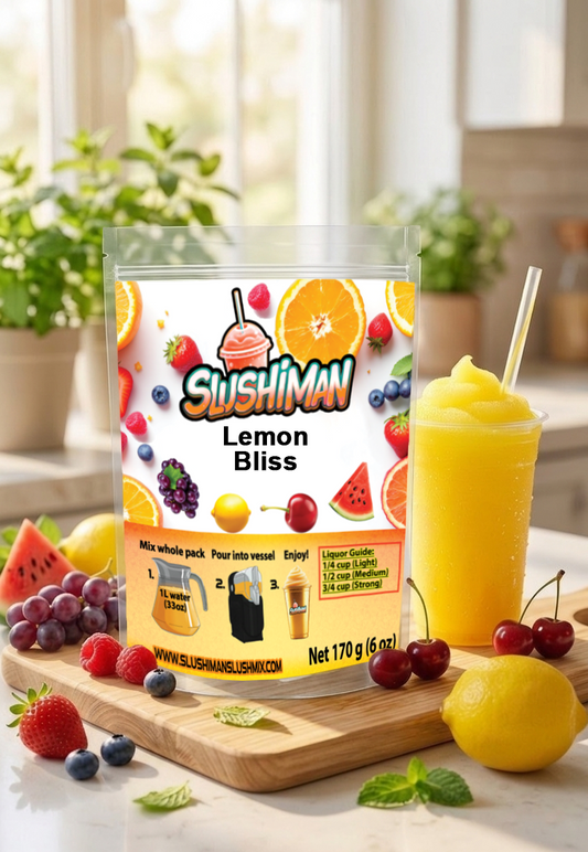 Slushiman - Lemon Bliss - Premium Slushy Powder Mix