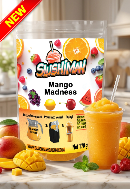 Slushiman - Mango Madness - Premium Slushy Powder Mix