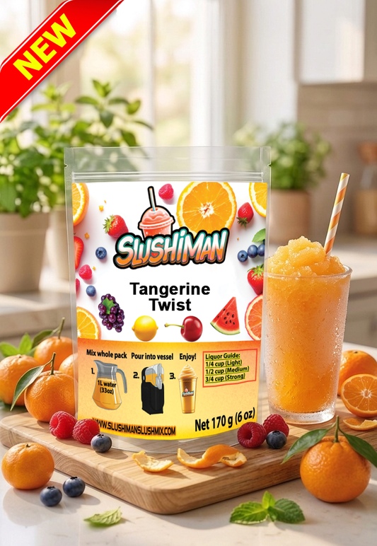 Slushiman - Tangerine Twist - Premium Slushy Powder Mix
