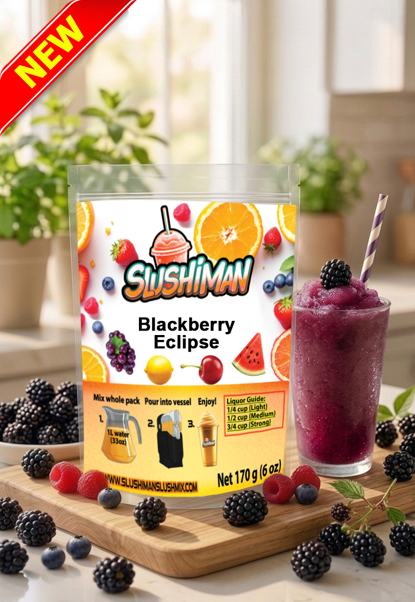 Slushiman - Blackberry Eclipse - Premium Slushy Powder Mix