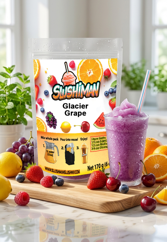 Slushiman - Glacier Grape - Premium Slushy Powder Mix