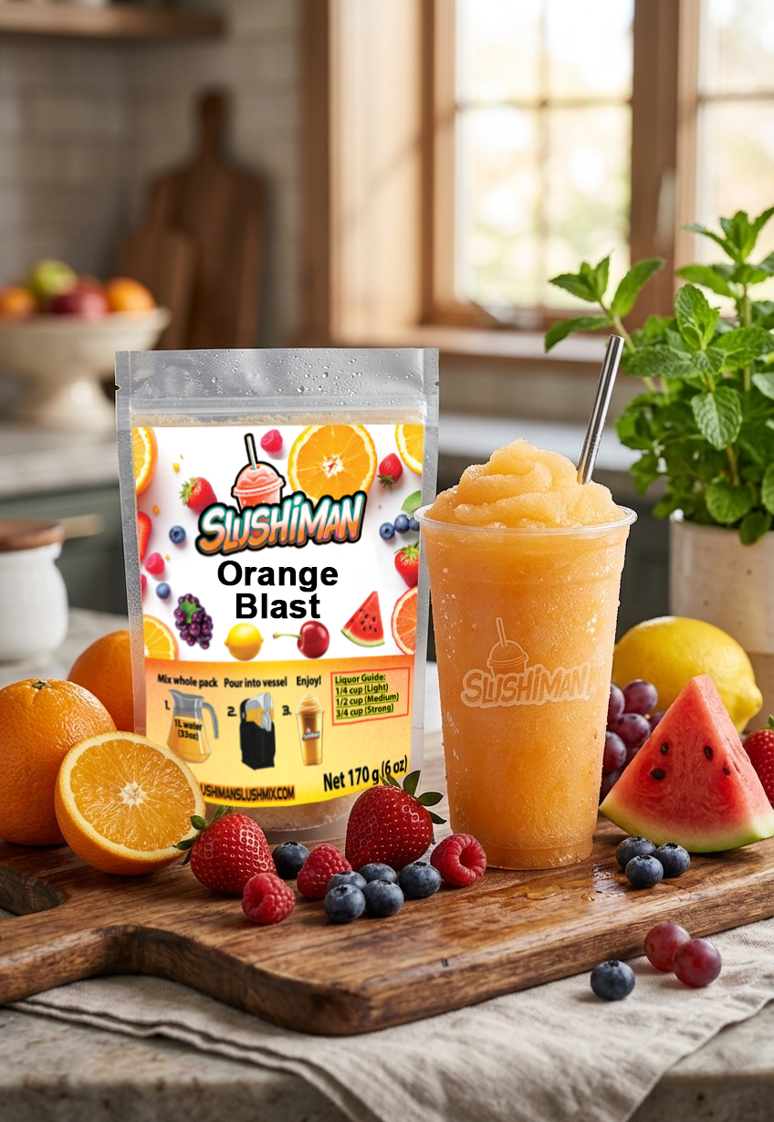 Slushiman - Orange Blast - Premium Slushy Powder Mix