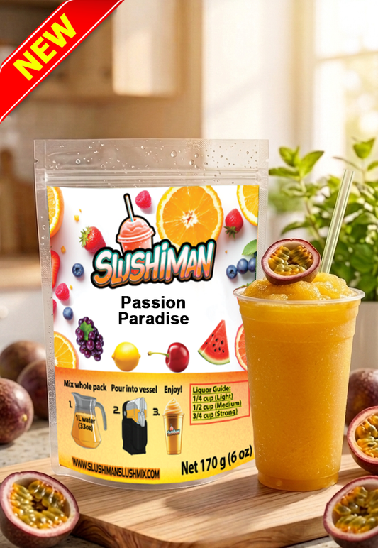 Slushiman - Passion Paradise - Premium Slushy Powder Mix
