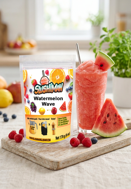 Slushiman - Watermelon Wave - Premium Slushy Powder Mix