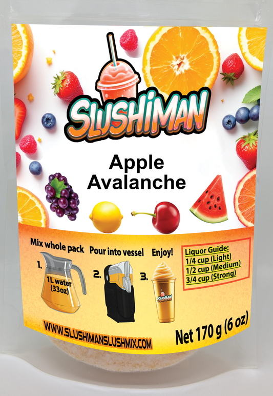 Slushiman - Apple Avalanche - Premium Slushy Powder Mix