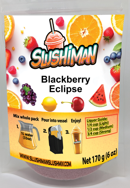 Slushiman - Blackberry Eclipse - Premium Slushy Powder Mix