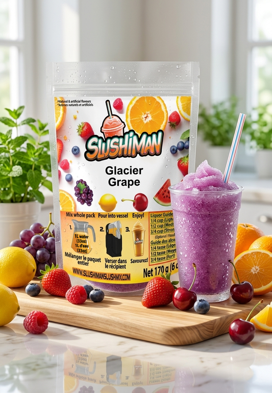 Slushiman - Glacier Grape - Premium Slushy Powder Mix