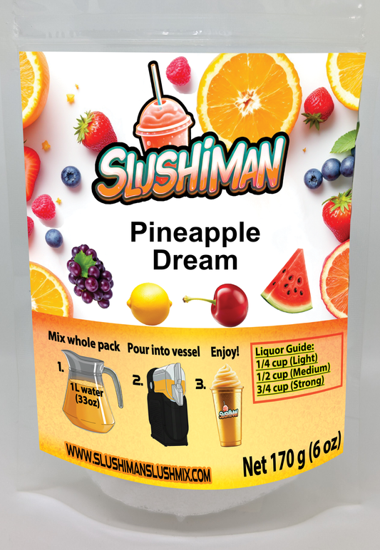 Slushiman - Pineapple Dream - Premium Slushy Powder Mix