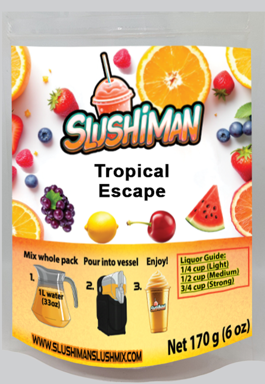 Slushiman - Tropical Escape - Premium Slushy Powder Mix