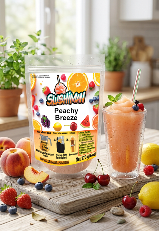 Slushiman - Peachy Breeze - Premium Slushy Powder Mix