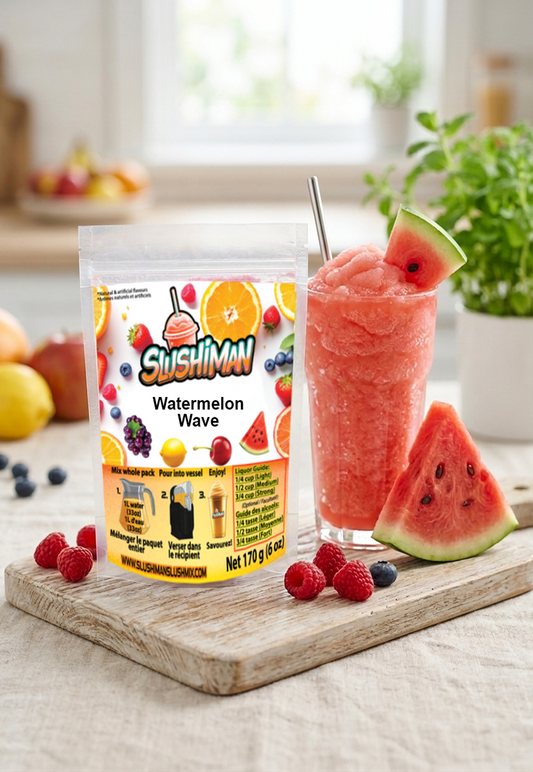 Slushiman - Watermelon Wave - Premium Slushy Powder Mix